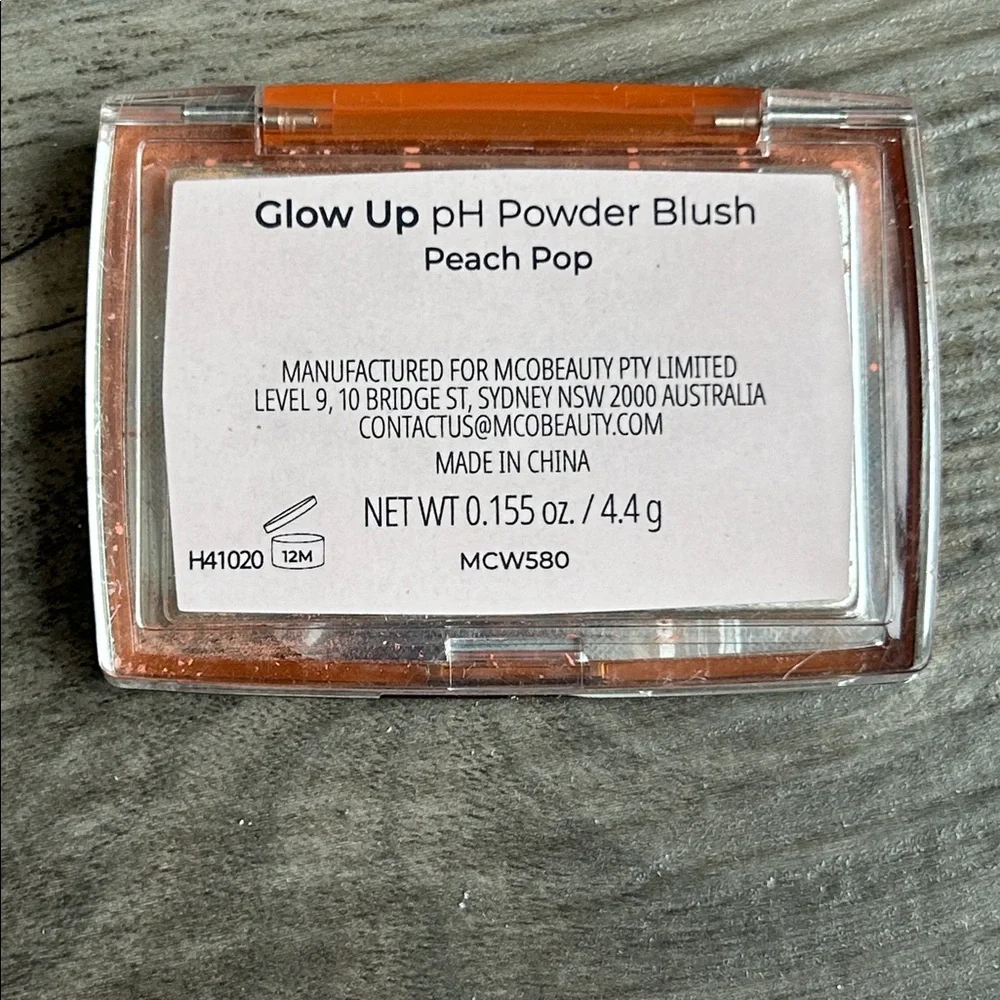 MCoBeauty Glow Up pH Powder Blush Peach Pop